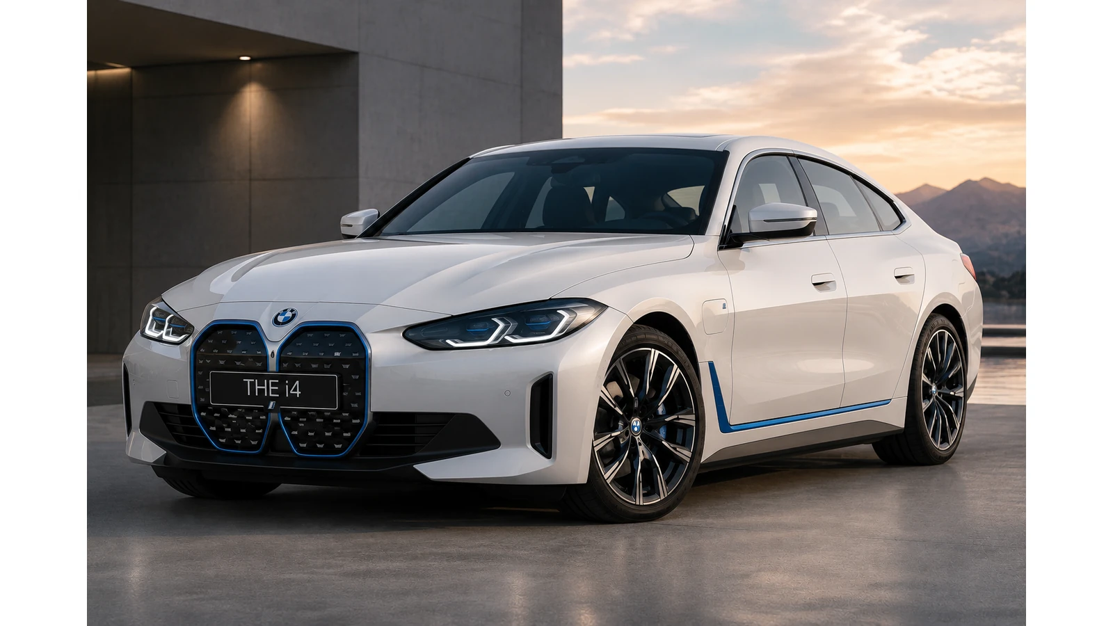 BMW i4 electric sedan in India