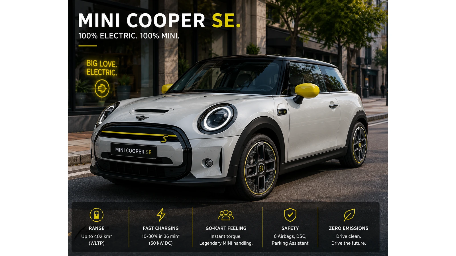 Mini Cooper SE Electric electric hatchback in India